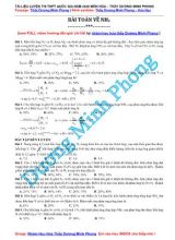 Tài liệu luyện thi THPT Quốc gia môn Hóa học năm 2020 - Bài toán về NH3 - Dương Minh Phong